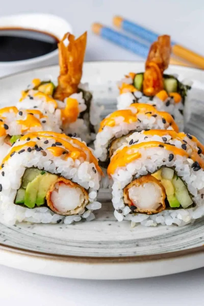 shrimp tempura gimbap